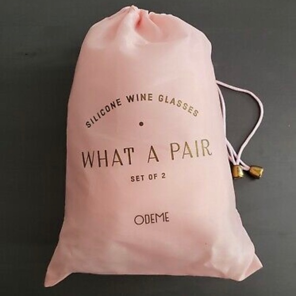 3 - 🆕 ODEME Silicone wine glasses Set of 2 - Picture 3 of 3